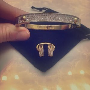 Michael Kors Bracelet with matching ring.